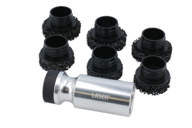 Laser Tools 8908 Universal Stud & Hub Cleaning Kit 7pc Laser Tools