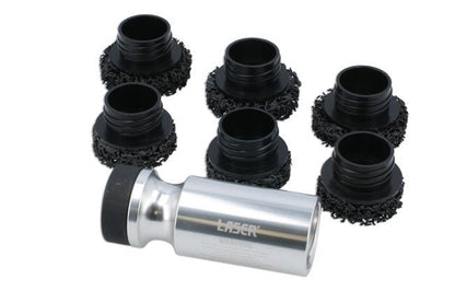 Laser Tools 8908 Universal Stud & Hub Cleaning Kit 7pc Laser Tools