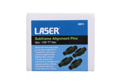Laser Tools 8911 Subframe Alignment Pins 4pc - VW T7 Van Laser Tools