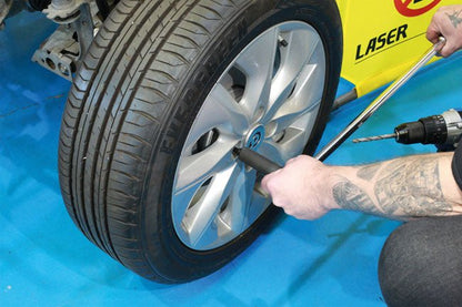 Laser Tools 8912 Locking Wheel Nut Removal Kit - Lug Driller Laser Tools