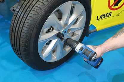 Laser Tools 8912 Locking Wheel Nut Removal Kit - Lug Driller Laser Tools