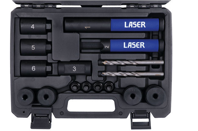Laser Tools 8912 Locking Wheel Nut Removal Kit - Lug Driller Laser Tools