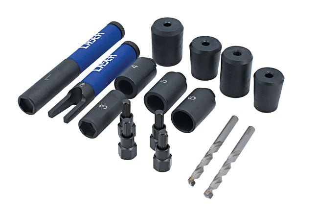 Laser Tools 8912 Locking Wheel Nut Removal Kit - Lug Driller Laser Tools