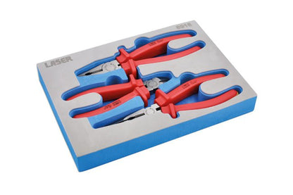 Laser Tools 8916 Insulated Plier Set 3pc Laser Tools