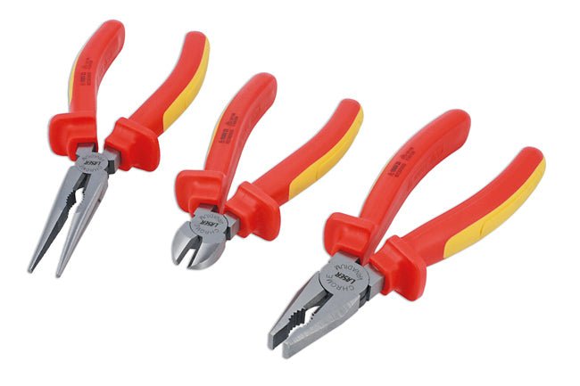 Laser Tools 8916 Insulated Plier Set 3pc Laser Tools