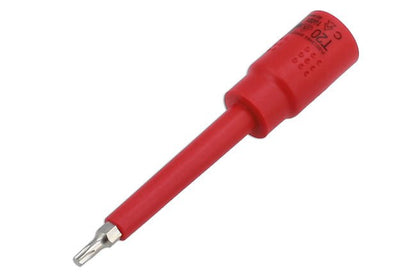 Laser Tools 8918 Insulated Extra Long Star Bit Socket 3/8"D T20 Laser Tools
