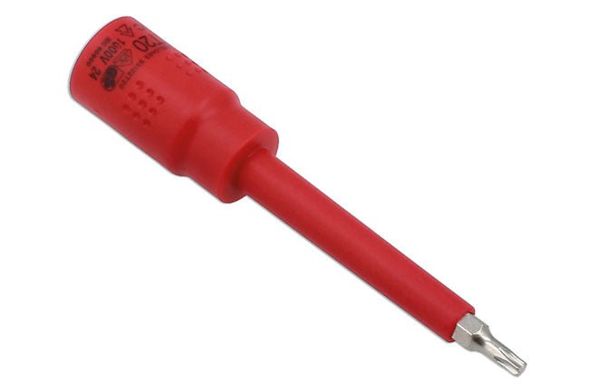 Laser Tools 8918 Insulated Extra Long Star Bit Socket 3/8"D T20 Laser Tools