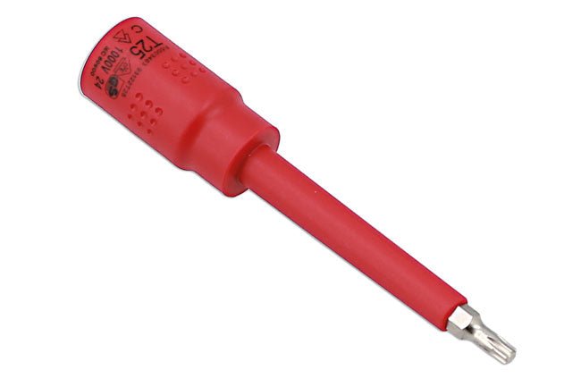 Laser Tools 8919 Insulated Extra Long Star Bit Socket 3/8"D T25 Laser Tools