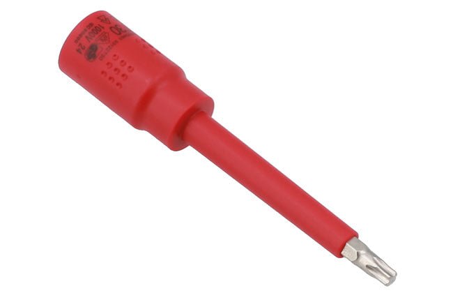 Laser Tools 8921 Insulated Extra Long Star Bit Socket 3/8"D T30 Laser Tools