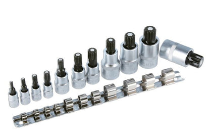 Laser Tools 8923 Magnetic Spline Bit Set 11pc Laser Tools