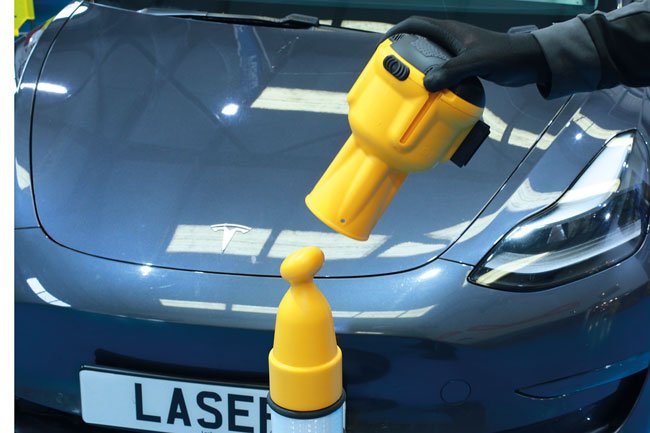 Laser Tools 8930 Skipper Unit c/w Post & Base - Single Unit c/w Wall Mounting Clip Laser Tools