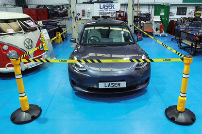 Laser Tools 8932 Skipper Unit c/w Post & Base - 4 Post Unit - Square Laser Tools