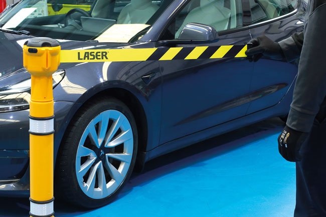 Laser Tools 8933 Skipper Unit c/w Post & Base - 4 Post Unit - Straight Laser Tools