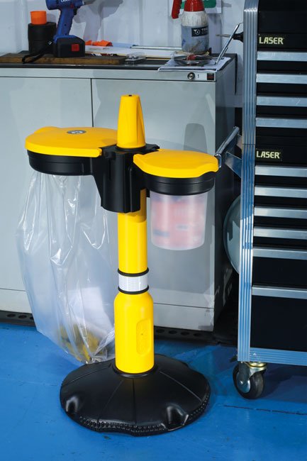 Laser Tools 8937 Skipper Waste Management Station - Single Post (no barrier) Laser Tools