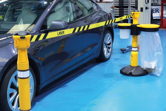 Laser Tools 8938 Skipper Waste Management Station c/w Single Barrier Laser Tools