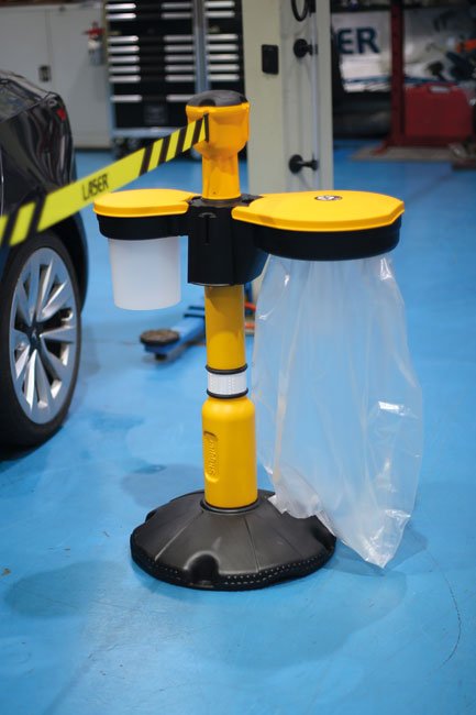 Laser Tools 8938 Skipper Waste Management Station c/w Single Barrier Laser Tools