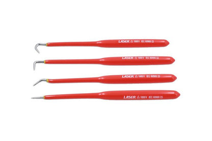 Laser Tools 8941 Slim Insulated Hook Set 4pc Laser Tools