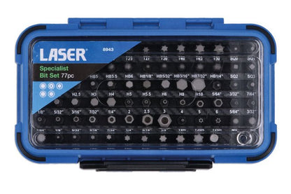 Laser Tools 8943 Specialist Bit Set 77pc Laser Tools