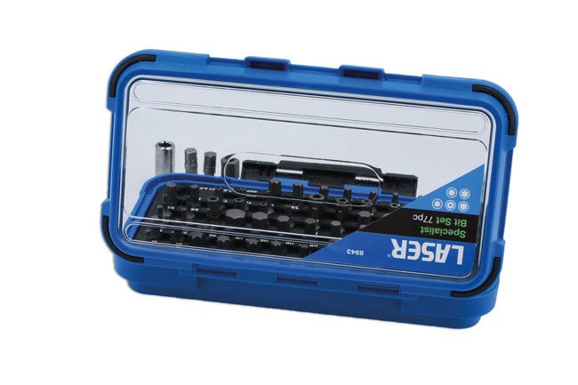 Laser Tools 8943 Specialist Bit Set 77pc Laser Tools