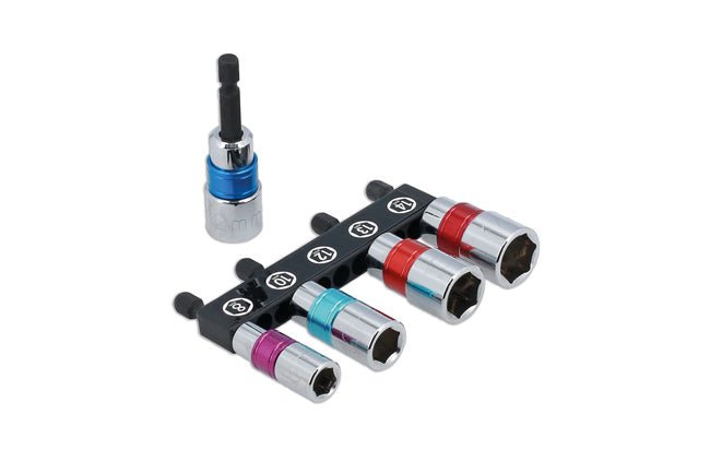 Laser Tools 8947 Nut Driver with Quick Chuck Set 5pc Laser Tools