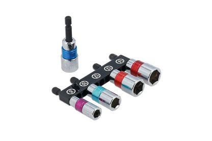 Laser Tools 8947 Nut Driver with Quick Chuck Set 5pc Laser Tools