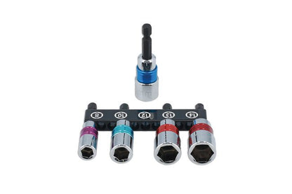 Laser Tools 8947 Nut Driver with Quick Chuck Set 5pc Laser Tools