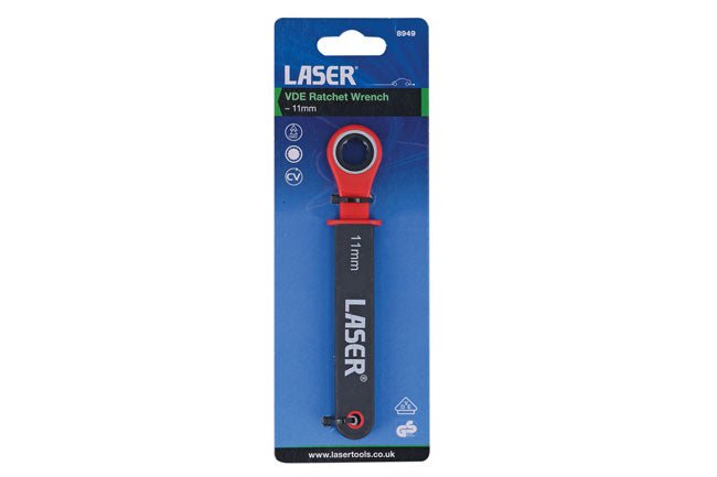Laser Tools 8949 VDE Ratchet Spanner 11mm Laser Tools