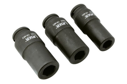 Laser Tools 8953 Weighted Socket Set 1/2"D 3pc Laser Tools