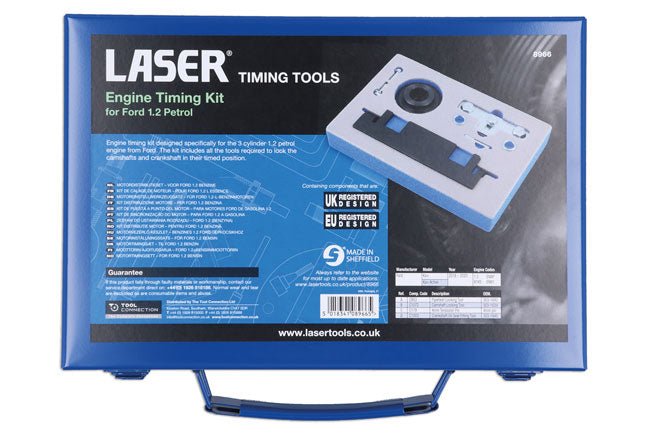Laser Tools 8966 Engine Timing Kit - for Ford 1.2 Petrol Laser Tools