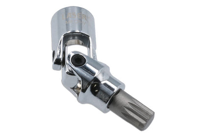 Laser Tools 8967 Triple Square Universal Joint Bit Socket M8 1/4"D Laser Tools