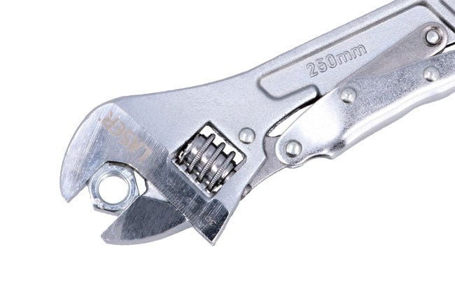 Laser Tools 8975 Locking Adjustable Wrench 250mm Laser Tools