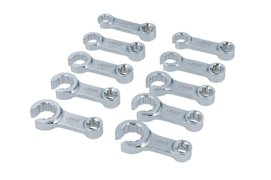 Laser Tools 8977 Flare Nut Torque Adaptor Set 3/8"D 10pc Laser Tools