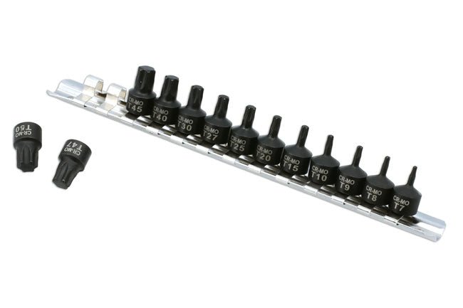 Laser Tools 8978 Stubby Star Impact Bit Socket Set 1/4"D 13pc Laser Tools