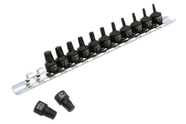 Laser Tools 8978 Stubby Star Impact Bit Socket Set 1/4"D 13pc Laser Tools