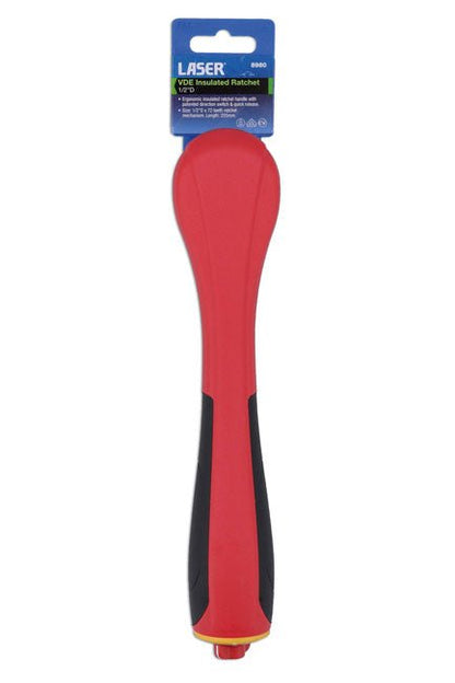 Laser Tools 8980 VDE Insulated Ratchet 1/2"D Laser Tools