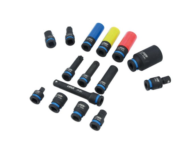 Laser Tools 8987 Impact Bit Socket Set 1/2"D 67pc Laser Tools