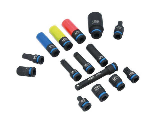 Laser Tools 8987 Impact Bit Socket Set 1/2"D 67pc Laser Tools