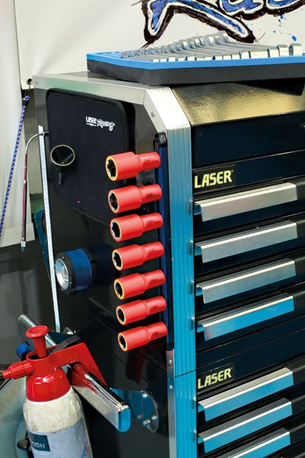 Laser Tools 8989 VDE Insulated Socket Set 16-22mm 3/8"D 7pc Laser Tools