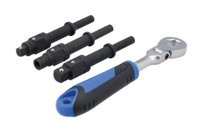 Laser Tools 9009 Impact Driver Bit & Square Drive Wrench Set - 4pc Laser Tools