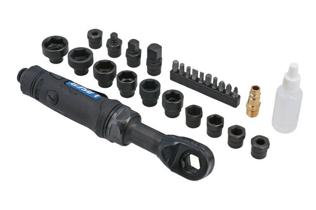 Laser Tools 9016 Go Thru Air Ratchet Socket & Bit Set Laser Tools