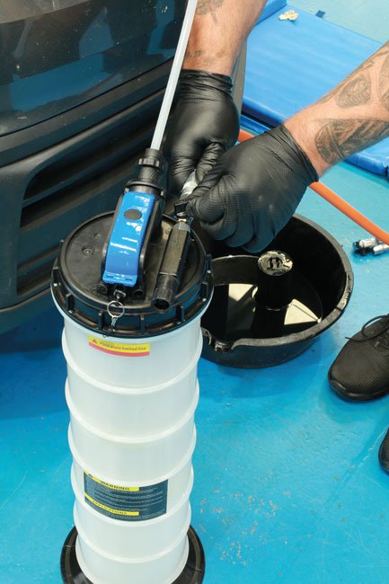 Laser Tools 9022 Manual/Pneumatic Fluid Extractor 10L Laser Tools