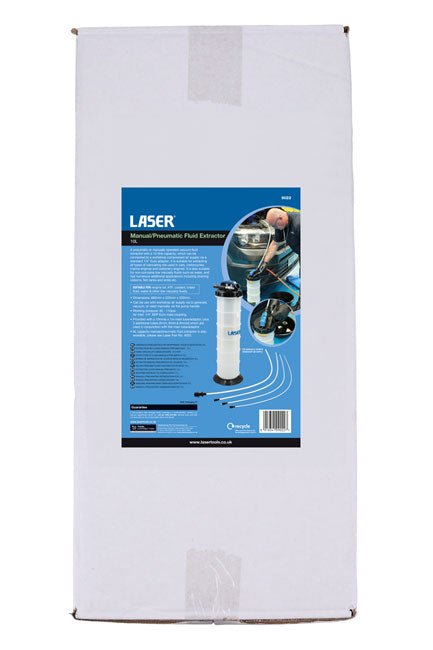 Laser Tools 9022 Manual/Pneumatic Fluid Extractor 10L Laser Tools