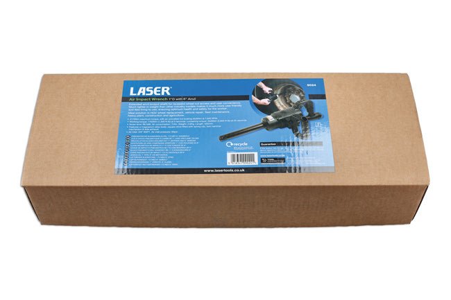 Laser Tools 9024 Air Impact Wrench 1"D with 6" Anvil Laser Tools
