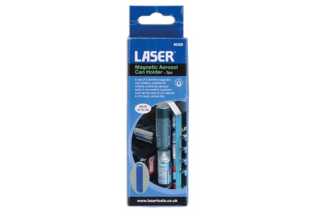 Laser Tools 9025 Magnetic Aerosol Can Holder 3pc Laser Tools