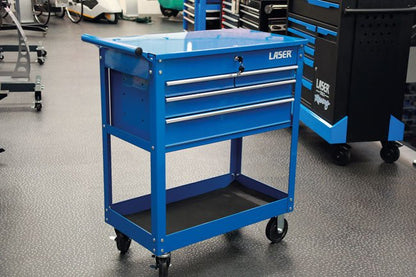 Laser Tools 9026 Workshop Tool Trolley - 4 Drawer Laser Tools