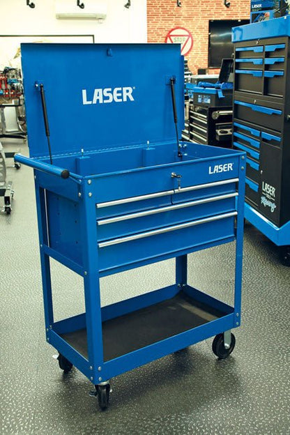 Laser Tools 9026 Workshop Tool Trolley - 4 Drawer Laser Tools