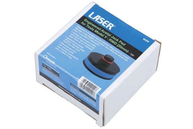Laser Tools 9029 Engineered Acetal Jack Pads for Tesla Model Y - RWD (20mm) Laser Tools