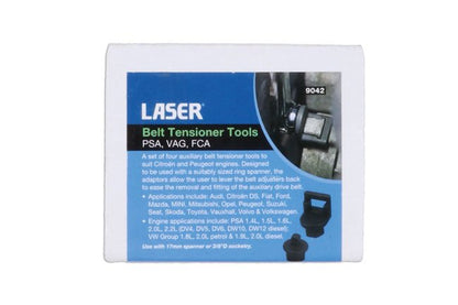 Laser Tools 9042 Belt Tensioner Tools - PSA, VAG, FCA Laser Tools