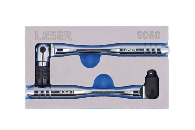 Laser Tools 9050 Flexible Wrench Set 1/4"D 2pc Laser Tools
