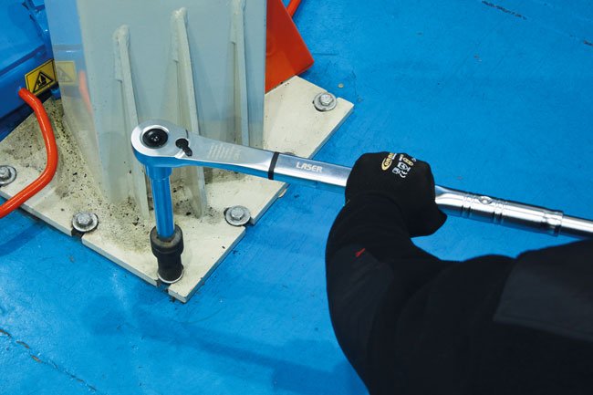 Laser Tools 9054 Ratchet Handle 120 Teeth 3/4"D - Extra Long Leverage Laser Tools